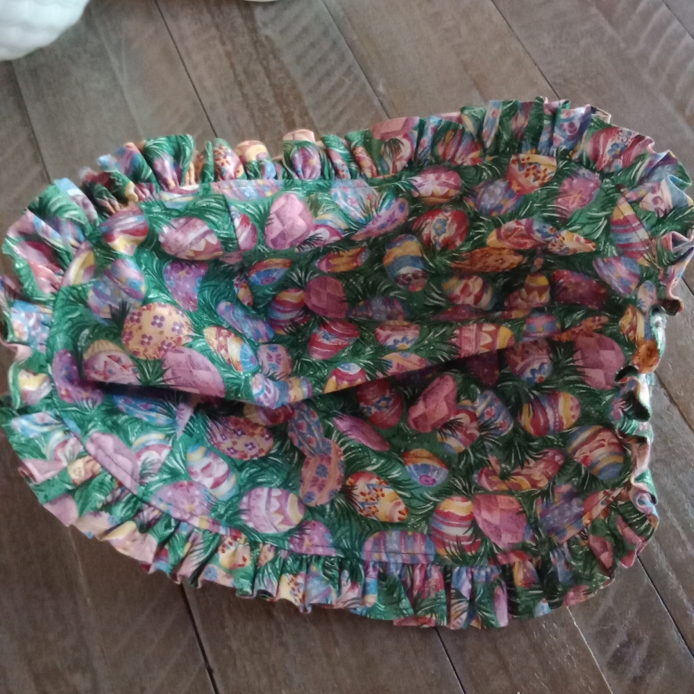 Longaberger Easter basket liner 🐇 round basket 🧺